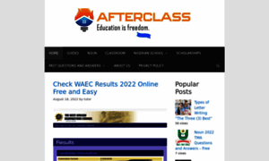 Afterclass.com.ng thumbnail