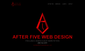 Afterfivewebdesign.com thumbnail