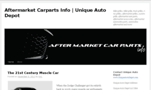 Aftermarketcarpartsinfo.com thumbnail