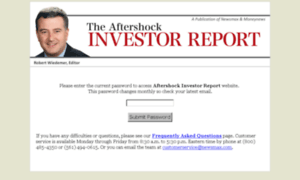 Aftershockinvestorreport.com thumbnail