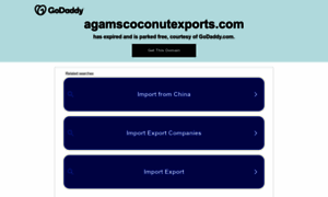 Agamscoconutexports.com thumbnail
