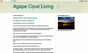 Agapecove.blogspot.com thumbnail