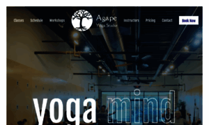 Agapeyogastudio.com thumbnail