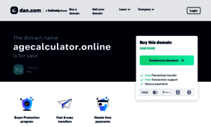 Agecalculator.online thumbnail