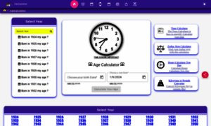 Agecalculators.net thumbnail
