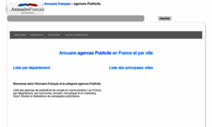 Agence-publicite.annuairefrancais.fr thumbnail
