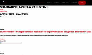 Agencemediapalestine.fr thumbnail