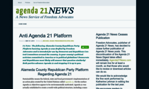 Agenda21news.com thumbnail
