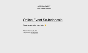 Agendaevent.com thumbnail