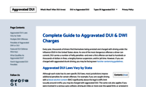 Aggravateddui.org thumbnail