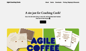 Agilecoachingcards.com thumbnail