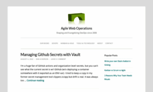 Agileweboperations.com thumbnail