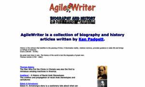 Agilewriter.com thumbnail