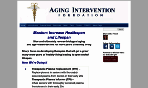 Aginginterventionfoundation.org thumbnail