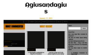 Agiusandagius.com thumbnail