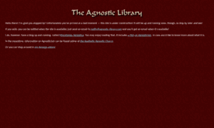 Agnostic-library.com thumbnail