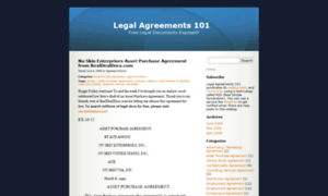 Agreements.wordpress.com thumbnail