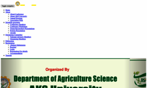 Agriconference.aksuniversity.ac.in thumbnail