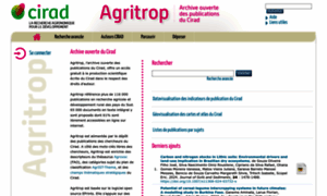Agritrop.cirad.fr thumbnail