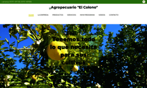 Agropecuariaelcolono.com thumbnail