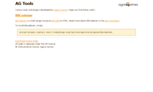 Agtools.rubyforge.org thumbnail