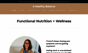 Ahealthybalance.net thumbnail