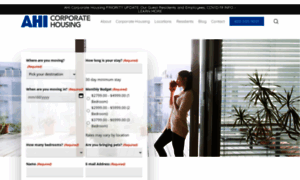 Ahicorporatehousing.com thumbnail