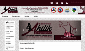 Ahiliksempozyumu2018.ahievran.edu.tr thumbnail