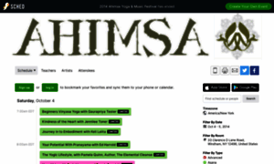 Ahimsayogamusicfestival2014.sched.org thumbnail