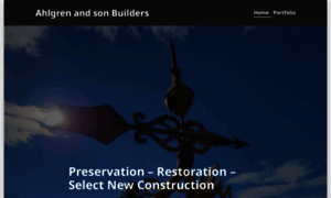 Ahlgrenandsonbuilders.com thumbnail