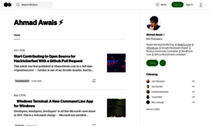 Ahmadawais.medium.com thumbnail