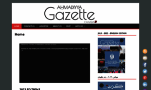 Ahmadiyyagazette.ca thumbnail