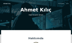 Ahmetkilic.org thumbnail