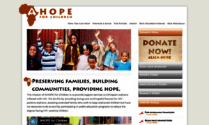 Ahopeforchildren.org thumbnail