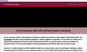 Aiartgenmodapk.com thumbnail