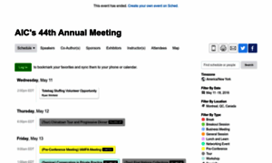 Aics44thannualmeeting2016.sched.org thumbnail