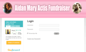 Aidanmarymedicalfundraiser.com thumbnail