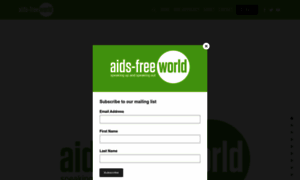 Aids-freeworld.org thumbnail