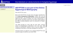 Aigyptos.uni-muenchen.de thumbnail