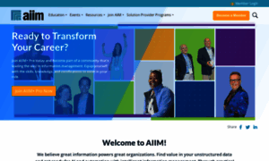 Aiim.org thumbnail