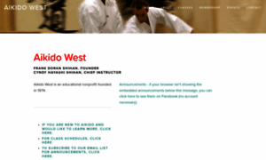 Aikido-west.org thumbnail