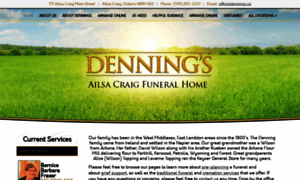 Ailsacraig.denningfuneralhomes.com thumbnail