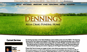 Ailsacraigfuneralhome.com thumbnail