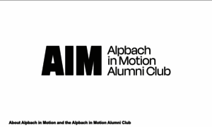 Aim-alumni.org thumbnail