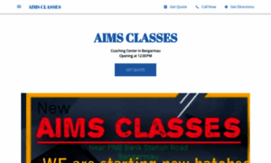 Aims-classes-coaching-center.business.site thumbnail