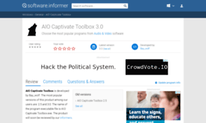 Aio-captivate-toolbox.software.informer.com thumbnail