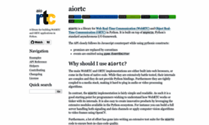 Aiortc.readthedocs.io thumbnail