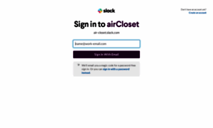 Air-closet.slack.com thumbnail