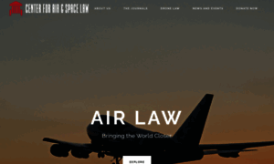 Airandspacelaw.olemiss.edu thumbnail