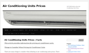 Airconditioningunits-prices.com thumbnail